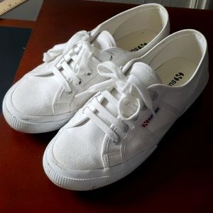 Superga white canvas size 7.5